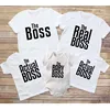Funny Family Matching T-shirts Summer Cotton Matching Mom Dad and Kids Shirts Baby Bodysuits Family Picture Outfits Gift Clothes 5