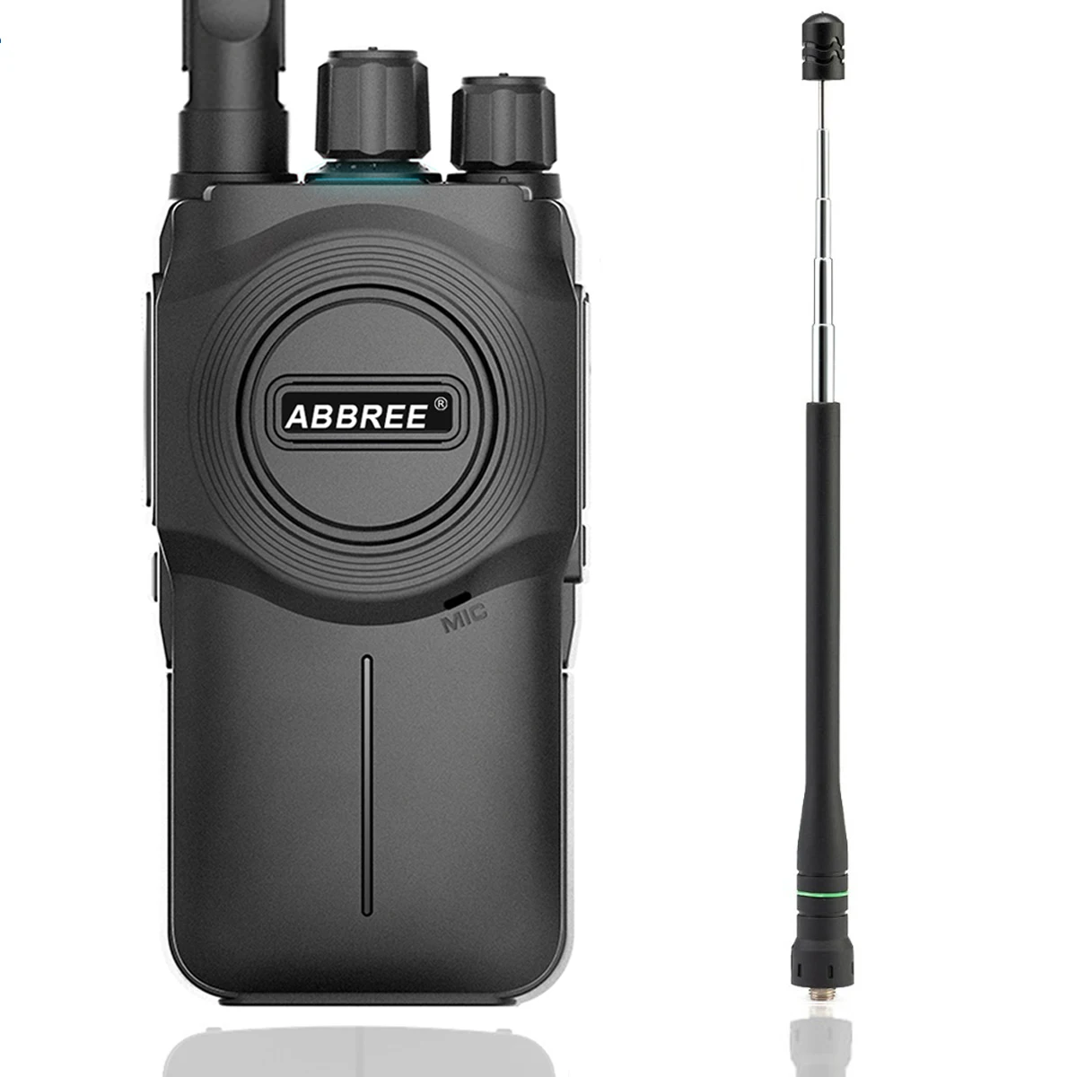 add anternna ABBREE AR-U1 мини-рация двухстороннее радио Портативная радиостанция uhf band 400-480 МГц радио-коммуникатор BF-888S UV-5R - Цвет: add anternna