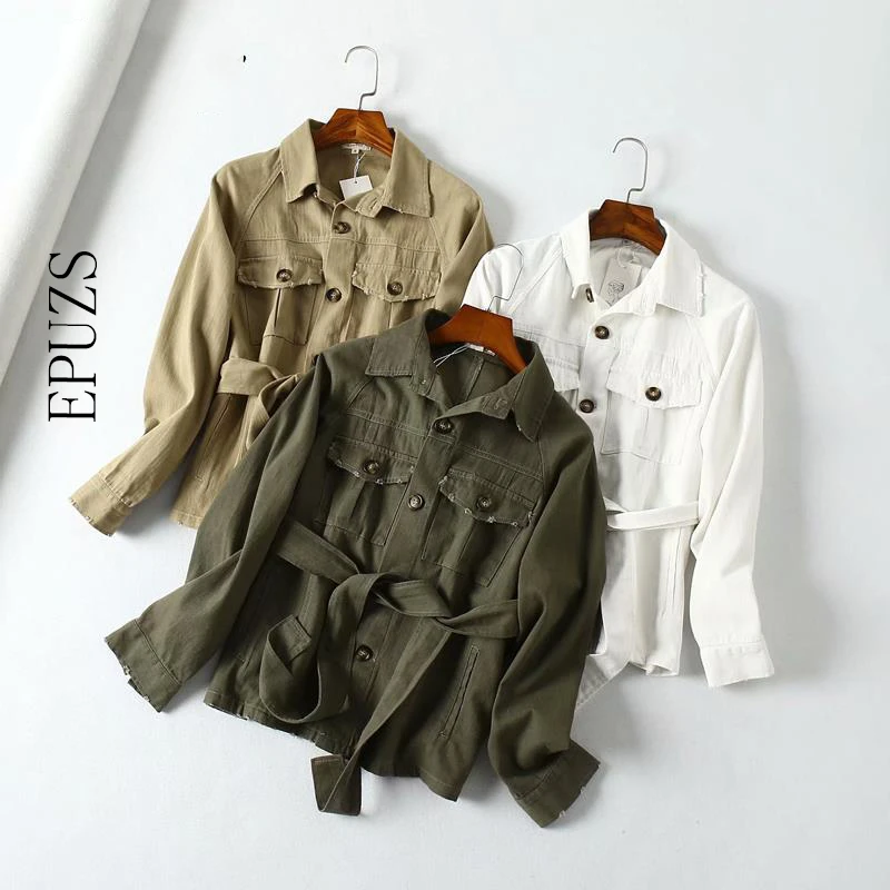 khaki denim jacket womens