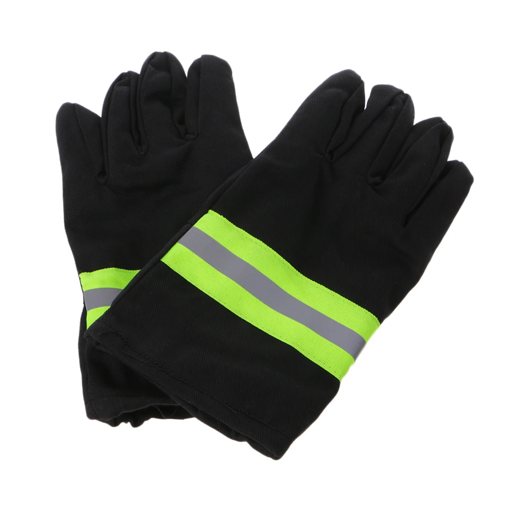 

Drop Ship Fire Protective Gloves With Reflective Strap Resistant Flame Safety Equipment