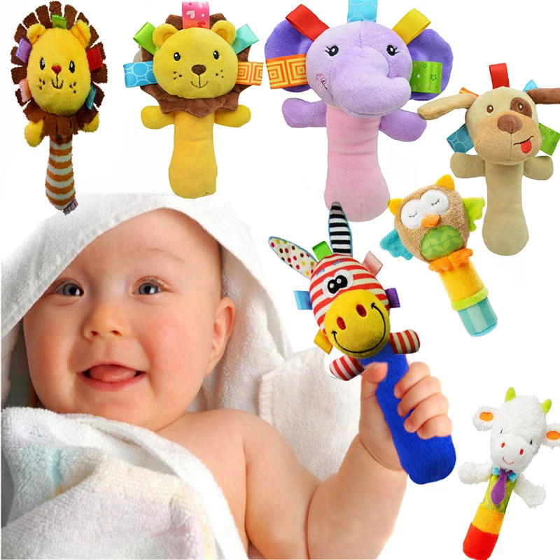 Custom Wooden Rattle, Sensory Toys For Baby, Personalized New Baby