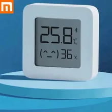 Новейший XIAOMI Mijia цифровой термометр с Bluetooth 2 беспроводной умный датчик температуры и влажности гигрометр работает с приложением Mijia