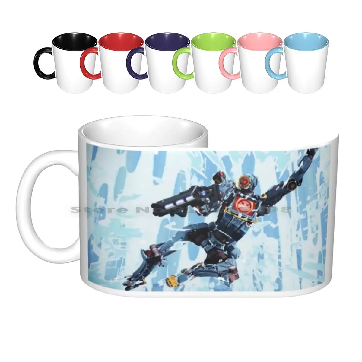 Керамические кружки Apex Legends Pathfinder кофейные чашки Кружка для молока и чая Battel Royal