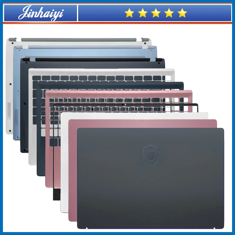 Moldura Traseira do Escudo da Tela para Msi Prestige 14 Ms14c1 14c2 14c4 P14 Portátil Capa de Teclado Quadro Superior Inferior Capa Dobradiça