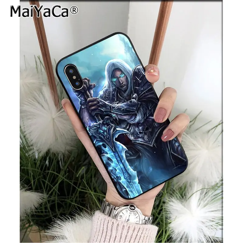 A3 Мягкий черный чехол для телефона MaiYaCa World of Warcraft из ТПУ для мобильных телефонов Apple iPhone 8 7 6 6S Plus X XS MAX 5 5S SE XR - Цвет: A3