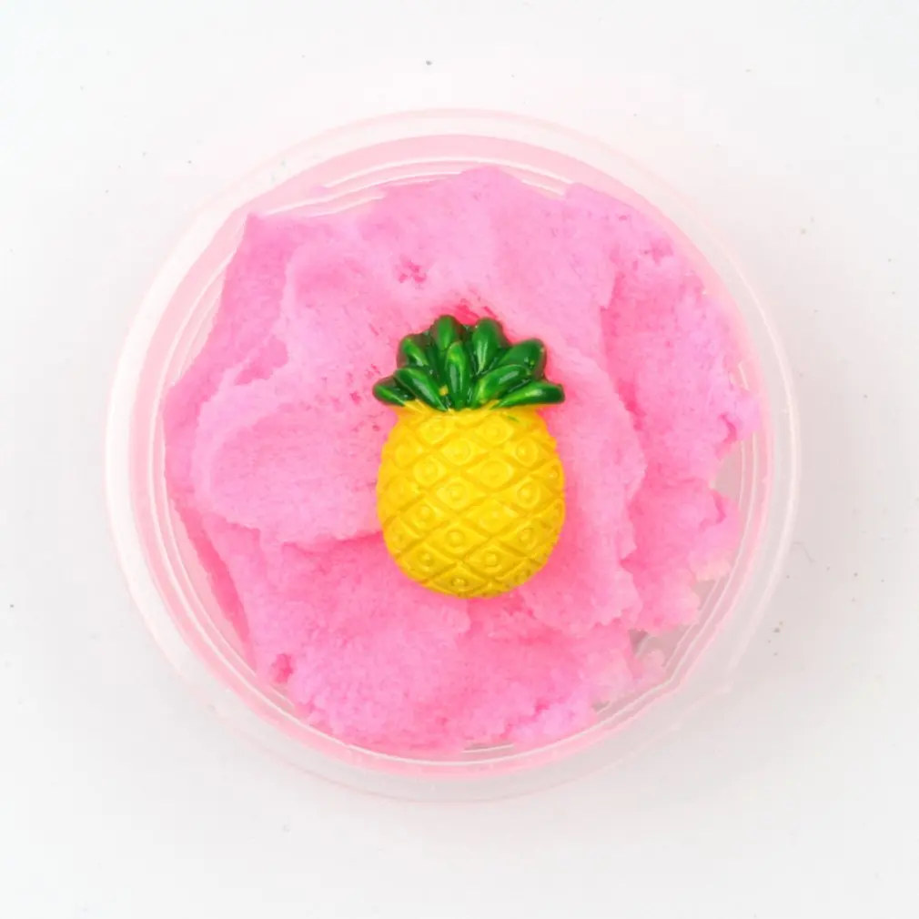 Ананасовый песок нетоксичный экологически безопасный красочный Diy нарисованная грязь тонкий тыкать Diy игрушки с пробитой грязью