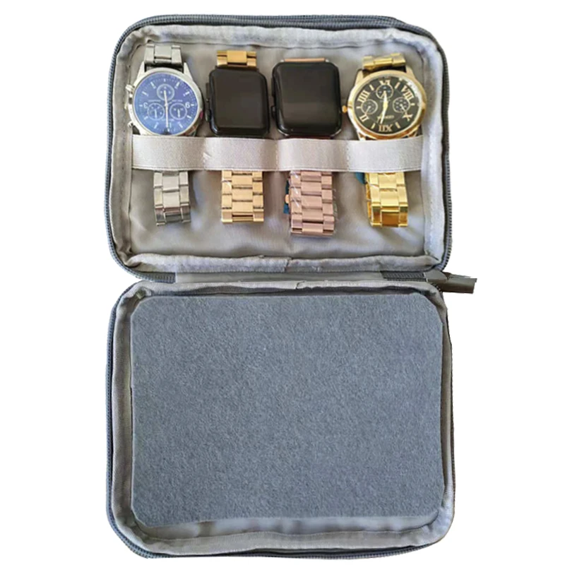Watch Storage Box Multifunction 8 slots Travel Organizer Case Holder Watchband For Apple band Strap