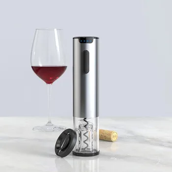 

USB Rechargeable Wine Bottle Opener Automatic Corkscrew Battery Reminder Function Stainless Steel Corkscrew Bar Tools
