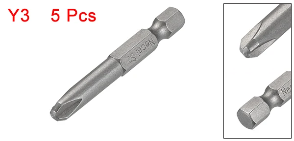 H1or4inchx50xY3 5p Uxcell отвертка бит шестнадцатеричный хвостовик 50/65 мм Длина Phillips Магнитная отвертка S2 для Электрические пневматические сверла и т. д. форт - Цвет: H1or4inchx50xY3 5p