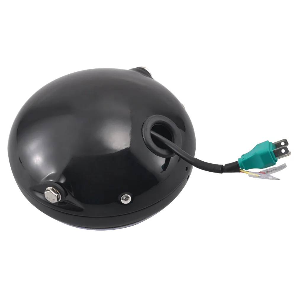 Мотоцикл 7," светодиодный проектор фара DRL поворотник Halo круглая фара для Harley Sportster XL 883 1200 Dyna FatBob