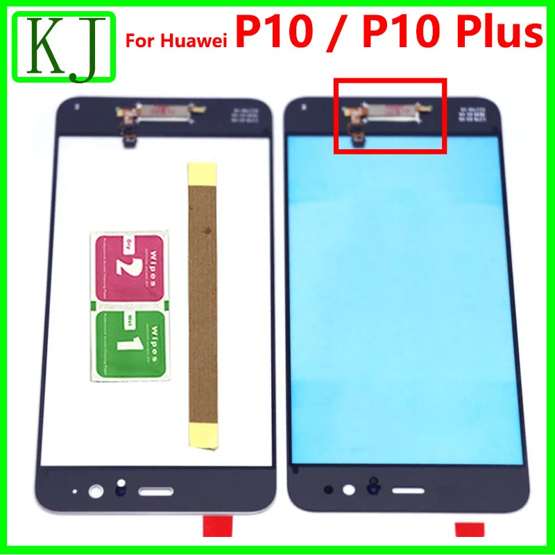 

For Huawei P10 Front Touch P10 Plus Digitizer Touch Screen Panel Glass Outer (NO LCD) With fingerprint
