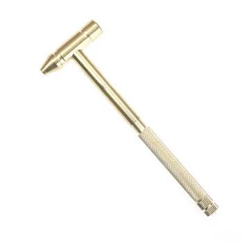 

6 in 1 Copper Hammer Small Round Hammer a Multifunctional Mini Nail Hammer Screwdriver with Bottle Opener