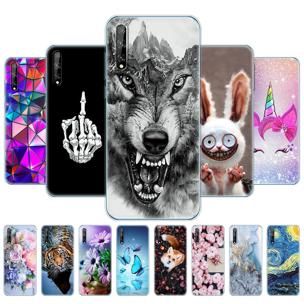 Для Huawei Y8P чехол 6 3 &quotмягкий на ощупь для телефона из силикона/ТПУ y8p 2020 Y 8P AQM LX1 задняя huaweiy8p бампер
