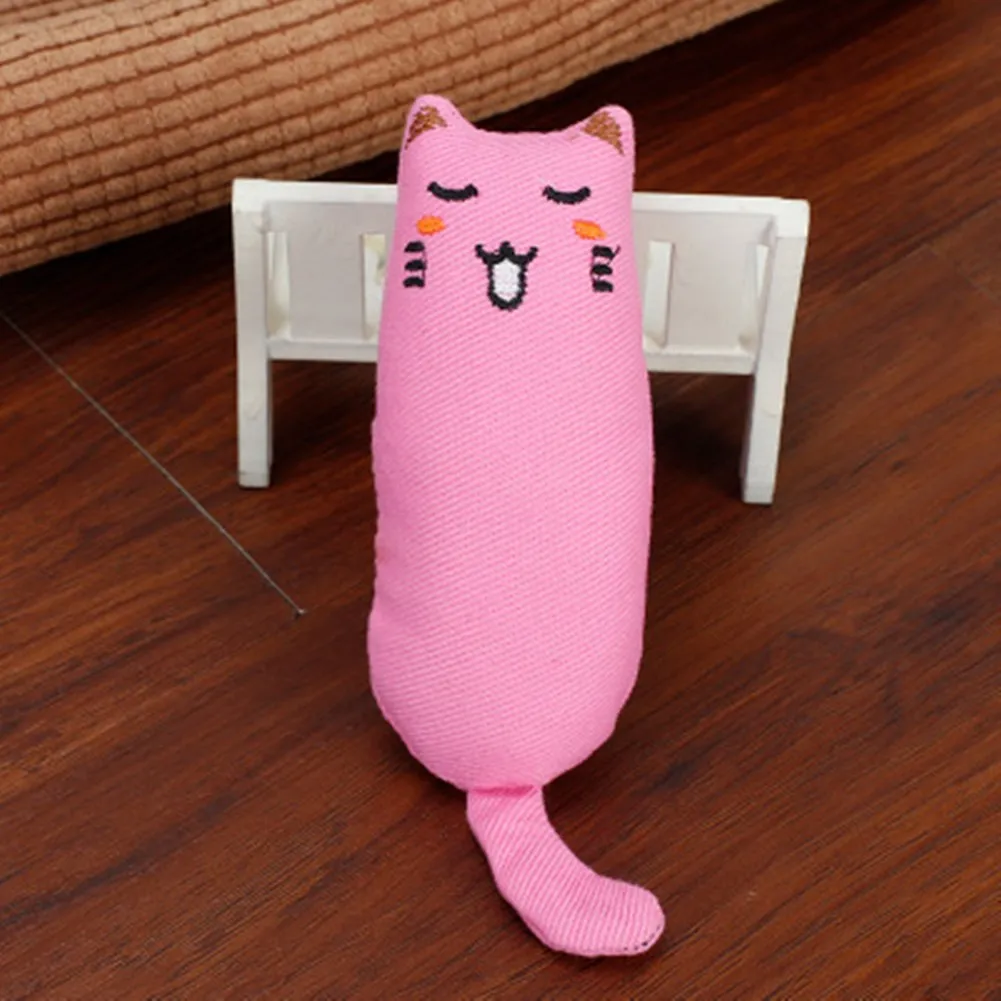 Новая кошачья мята, забавная игрушка, игрушка для питомцев, кошачий хвост, 1 шт., когти, подушка, зубы, шлифовка, Мягкая интерактивная, необычная игрушка для кошек, шлифовальная кошачья мята