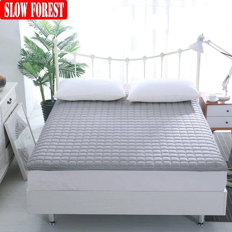 Slow Forest Washed Fold Cotton Tatami Mattress Double Single Student Dormitory Bed Mat Topper Tatami Super Warm Mat with Straps Slow Forest Washed Fold Cotton Tatami Mattress Double Single Student Dormitory Bed Mat Topper Tatami Super Warm Mat with Straps