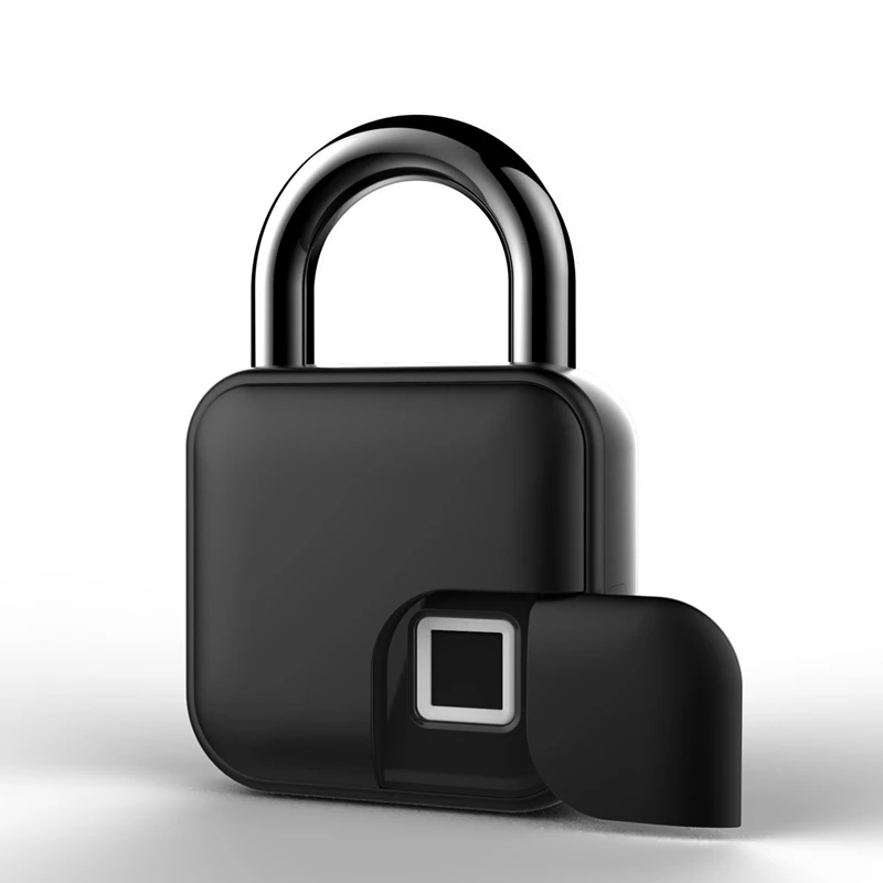 USB умный замок отпечатков пальцев с крышкой перезаряжаемый IP65 Водонепроницаемый Избегайте клонирования отпечатков пальцев для шкафчика, двери, багажа, рюкзака