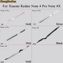 ChengHaoRan 1 шт. Боковая кнопка включения выключения громкости кнопка для Xiaomi Redmi Note 4 Pro Note 4X Запасные части