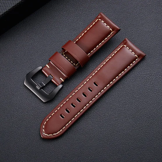 Высококачественный Гладкий Ремешок для мужских часов Panerai деловой ремешок