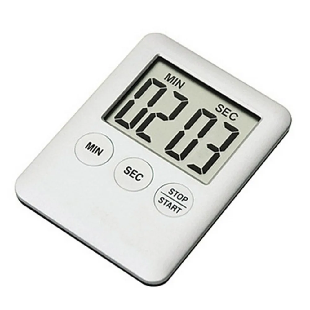 Electronic LED Digital Kitchen Electronic Timer Countdown Medicine Reminder Kitchen Timer Multi-functional Countdown Alarm Timer
