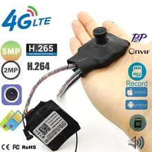 

2MP 5MP Wide Angle 3G/4G SIM Card Security Camera Mini CCTV SD Card Slot DIY 4G LTE Pinhole Video Surveillance P2P Onvif Camhi