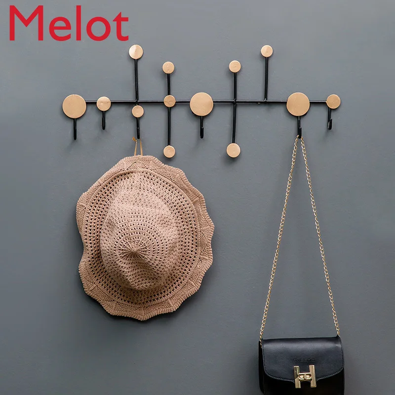 

Роскошный Золотой Железный крючок, подставка для одежды, настенный крючок для одежды за дверью, креативный крючок для одежды