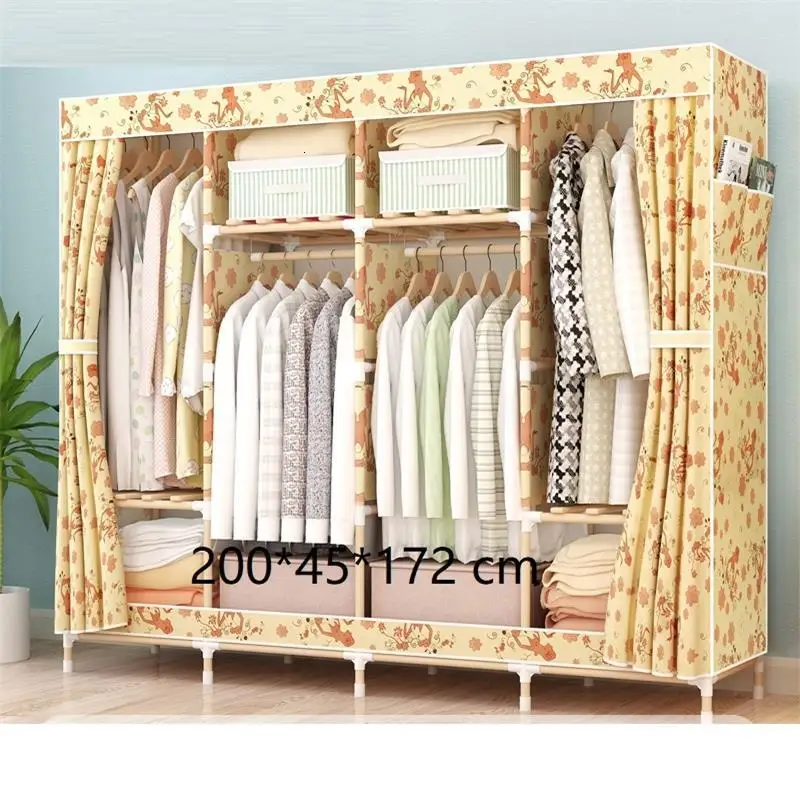 Version B Rangement Chambre Penderie Armario Tela Home Furniture Garderobe Mobili Guarda Roupa Closet Mueble De Dormitorio Wardrobe - Цвет: Version B