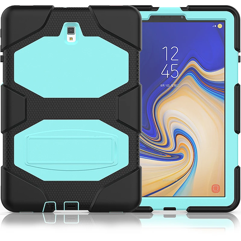 Чехол с подставкой для Samsung Galaxy Tab S4 10,5 T830 T835 T837 SM-T835 SM-T837 SM-T830 планшеты Heavy Duty силиконовый чехол