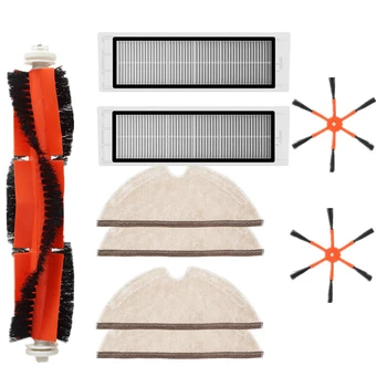 

SANQ 9Pcs Vacuum Cleaner Accessories Main Brush/Filters/Side Brushes for Xiaomi/Stone/Vacuum Cleaner