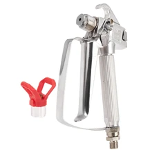 Fashion3600PSI pistola de pulverización de pintura sin aire con protector de boquilla para Wagner Titan, pulverizador de bomba y máquina de pulverización sin aire