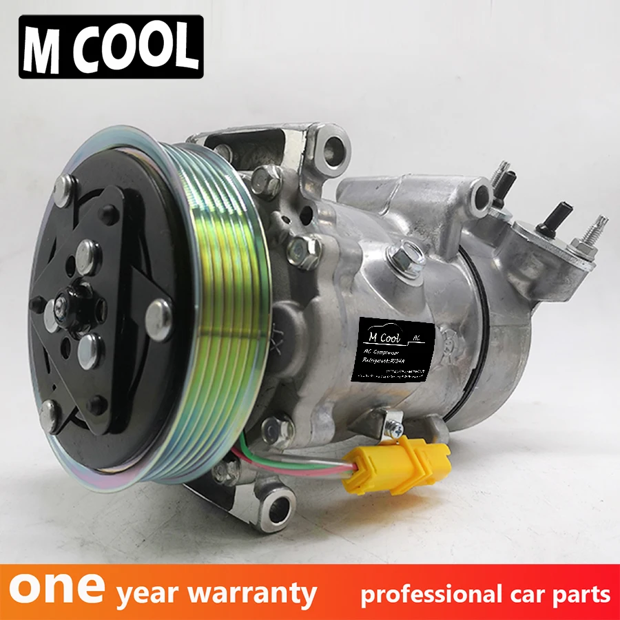 Для компрессора кондиционера для автомобиля peugeot 206 307 Citroen Fiat 1449 1450 9655191680 9671456680 9655191580 6453XJ 6453QG 6453QE 6453Q