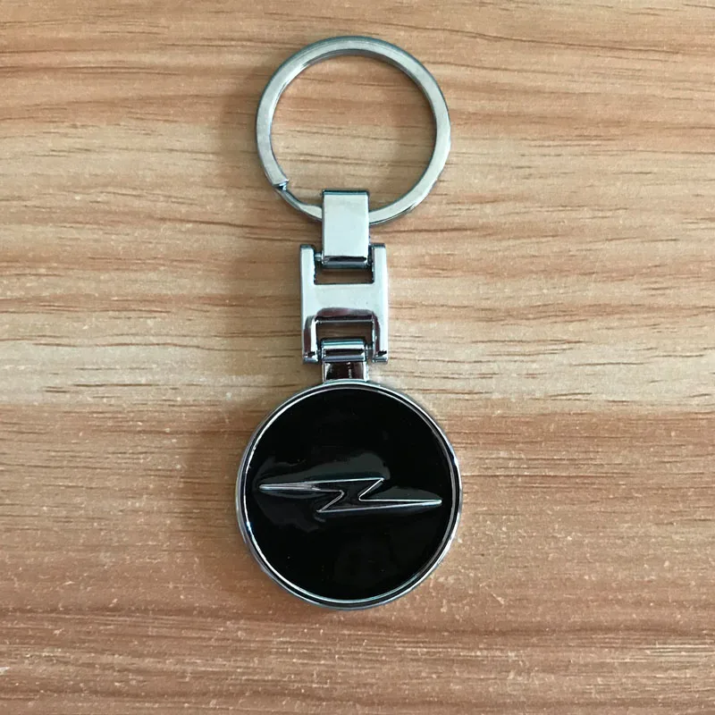 Металлический двухсторонний для OPEL эмблема брелок поп культура стиль черный красный автомобильный брелок авто аксессуары украшения