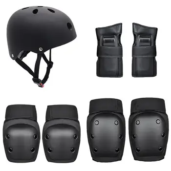 

7PCS Protective Gear Skateboarding Knee Pads Elbow Pads Wrist Set Balance Car Protective Gear Helmet For Kids