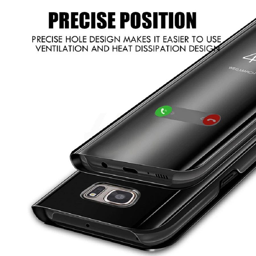 Умный зеркальный чехол для телефона Samsung Galaxy A71 A70 A51 5G A50 A31 A21S A20S A10S A70E A41 A21 A01 A91 A81 A40