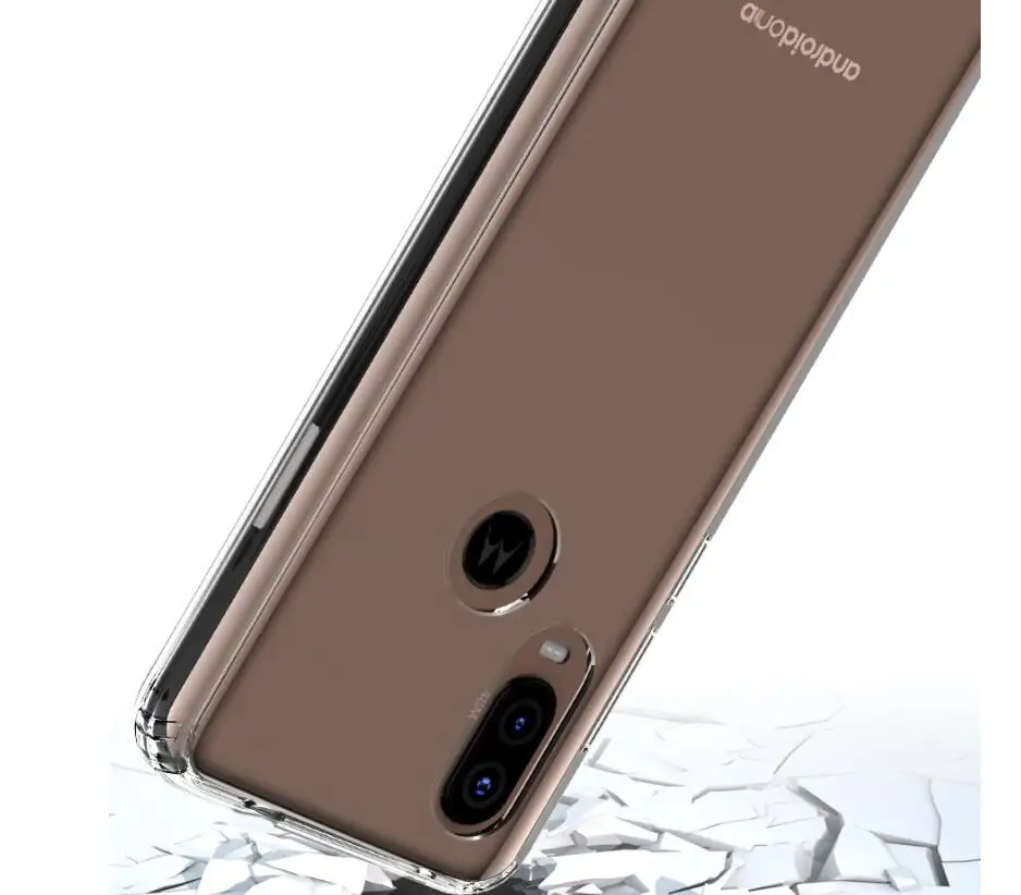 100 шт./лот прозрачный акриловый+ ТПУ чехол для Moto One Macro One Action One Vision One power P30Play