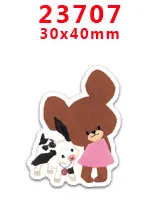 PR23707 30 шт/Плоская задняя часть полимерные персонажи мультфильмов diy украшения ремесла аксессуары DIY материалы ручной работы PR23541 - Цвет: PR23707
