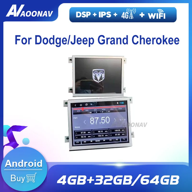 8.4inch Car Radio Gps Navigation System Dvd Player For Dodge For Jeep
