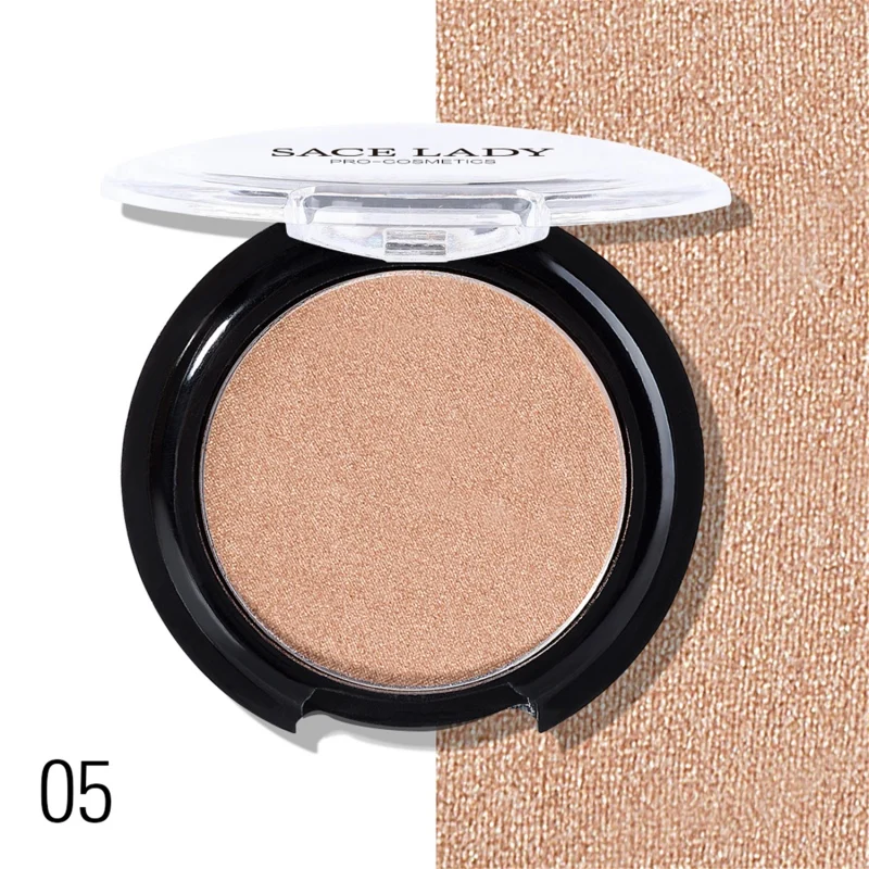6 цветов Shimmer Powder пудра Макияж Палитра лица Iluminator макияж сияющий блеск Косметика для макияжа лица