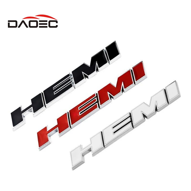 Автомобильный 3D металлический логотип HEMI наклейка Стикеры для Jeep Dodge Оперативная память 1500 Challenger Journey charger