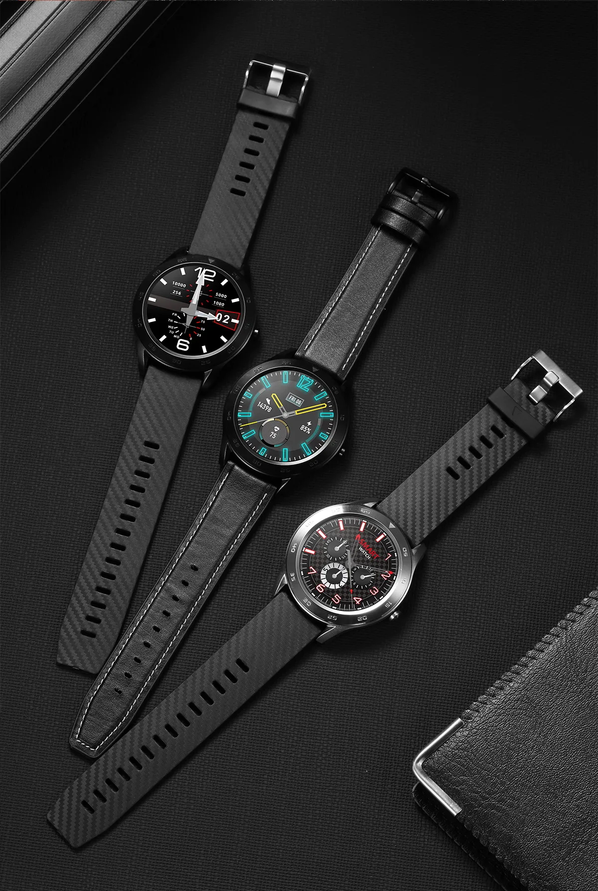 LEMDIOE Смарт-часы с Bluetooth, водонепроницаемые, IP68, Мульти Циферблат, сменный ремешок, ЭКГ, Ppg, умные часы для huawei, Iphone, для мужчин