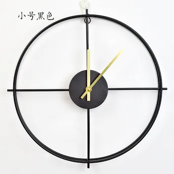 

Simple European Style Mute Iron Wall Clock Modern Design Home Office Decoration Wall Decoration Wall Clock reloj de pared