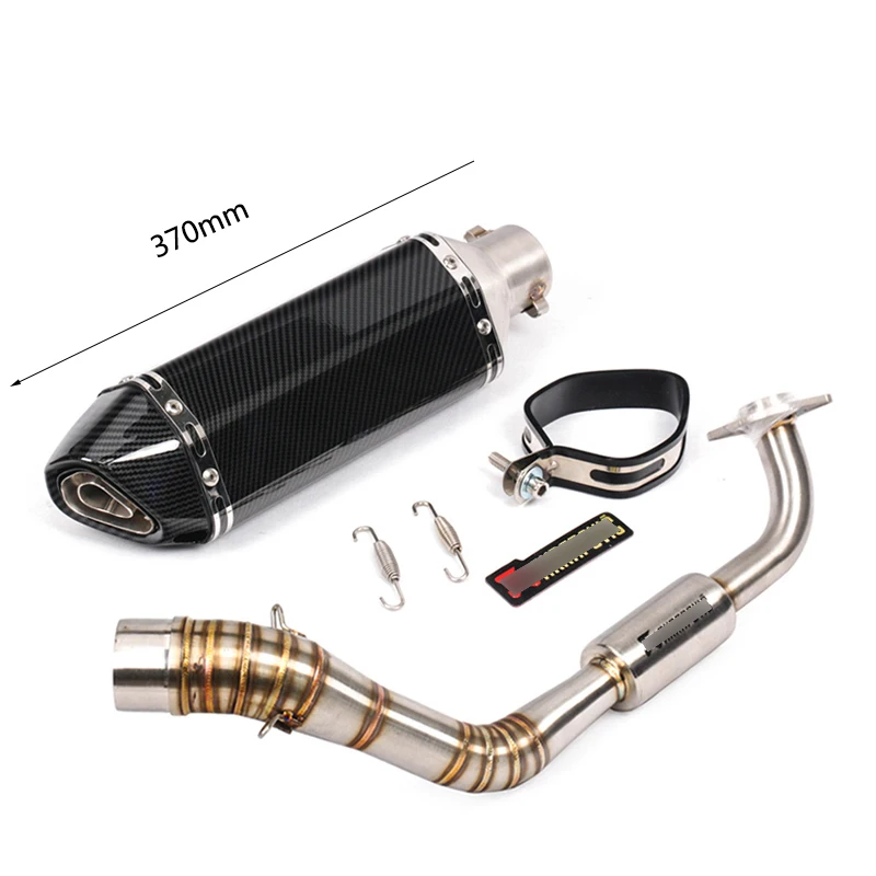 Полная выхлопная система для Yamaha NVX155 Aerox155 выхлопная труба Scootr Header Pipe slip on 51 мм Глушитель со съемным Db Killer