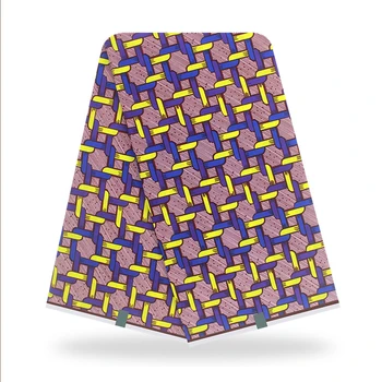 

New Arrival Veritable Printed Wax Guaranteed Real Tissue Wax High Quality Pagne Wax African Ankara Sewing Fabric Ghana Tissue