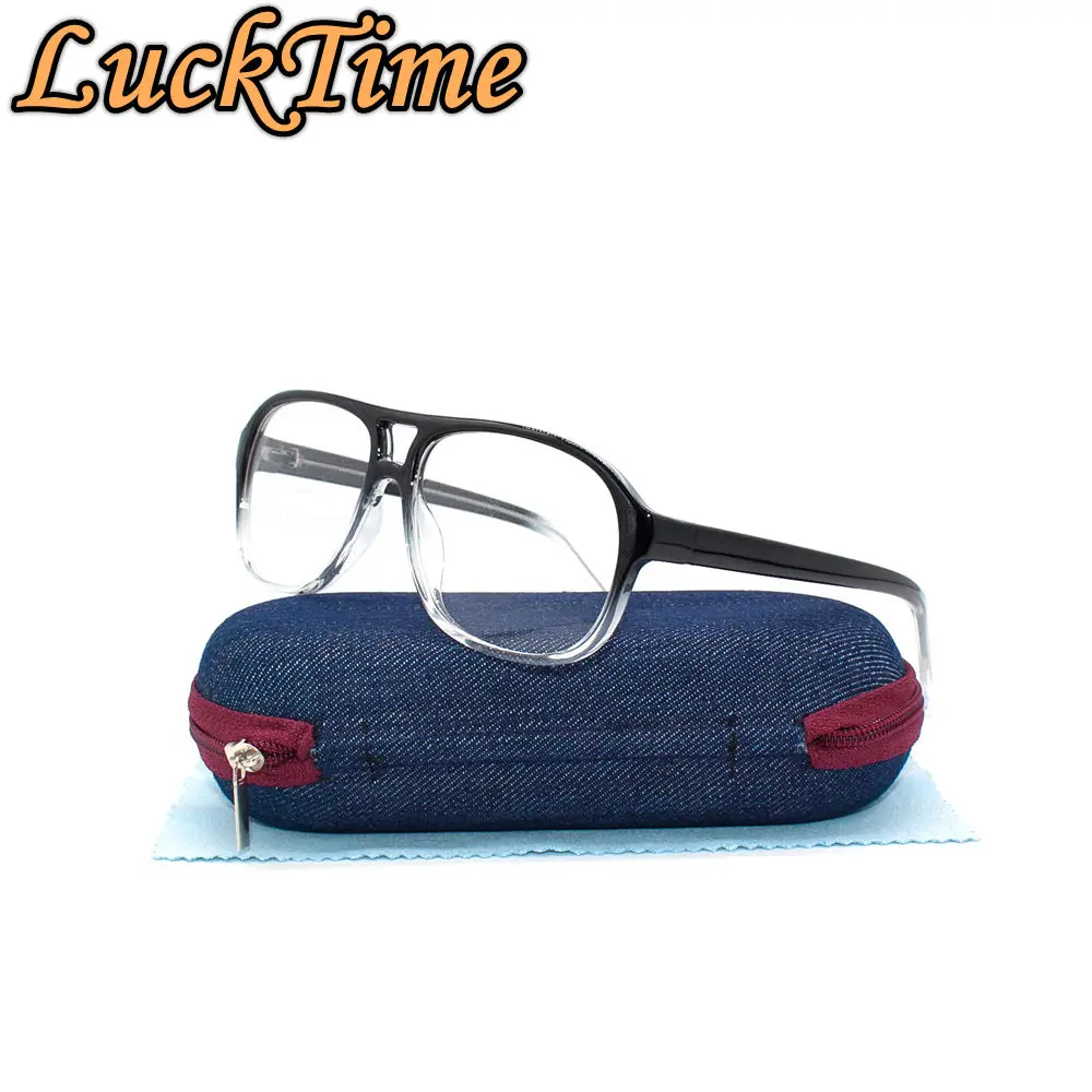 

LuckTime Casual Style Retro Eyeglasses Frame Men Women Unisex Myopia Eyeglasses Frame Lucky Time Optical Eyeglass frames #6010
