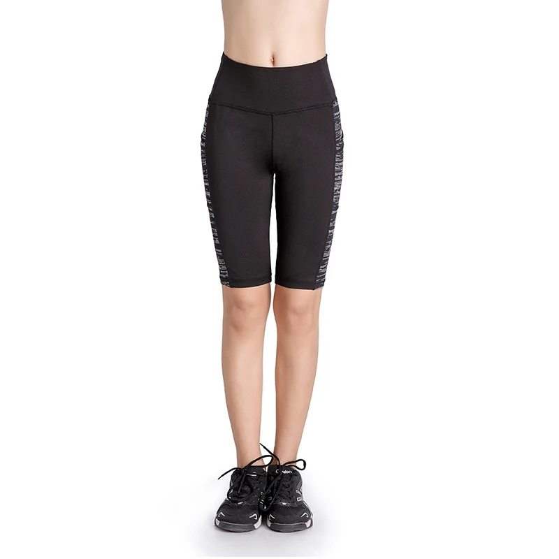 EAST HONG Women's Gym Yoga Elastic Sports Shorts Workout Fitness Running Shorts