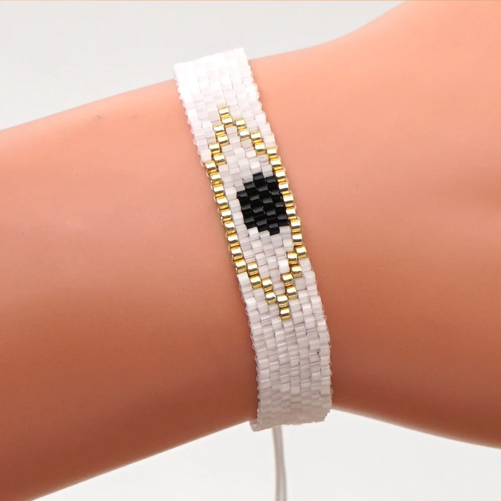 Go2boho браслеты для мужчин MIYUKI Lucky сглаза браслет для женщин турецкий глаз Браслеты Mujer Moda ручной работы ювелирные изделия ручной работы
