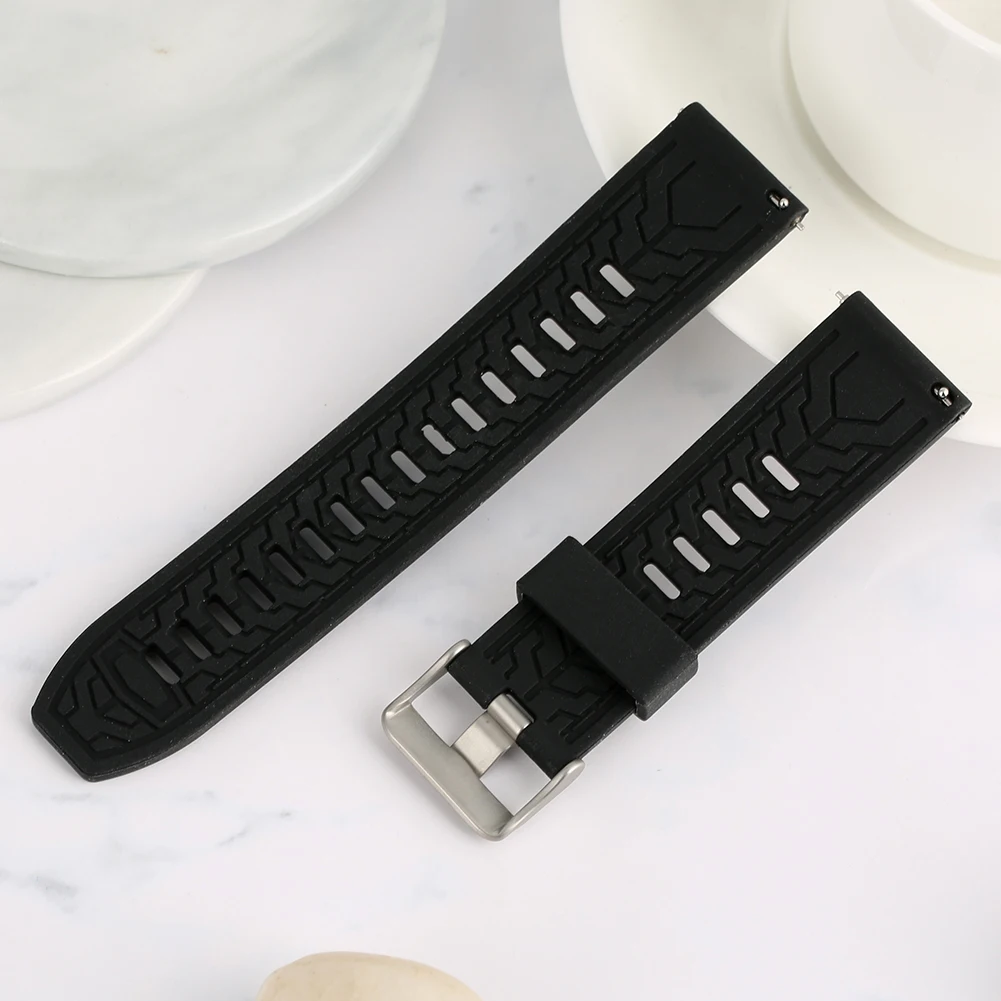 Ремешки для Apple Watch Band In Ремешки для наручных часов черный силиконовый ремешок 42 мм 38 мм Регулируемая контактная Пряжка Смарт-часы cinturino orologio