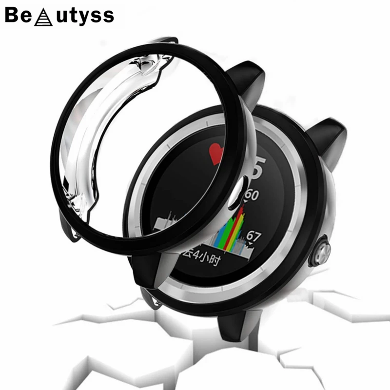 

Beautyss For Garmin vivoactive 3 Ultra-thin TPU Plating Protective Case Cover Smartwatch Accessories For Garmin vivoactive