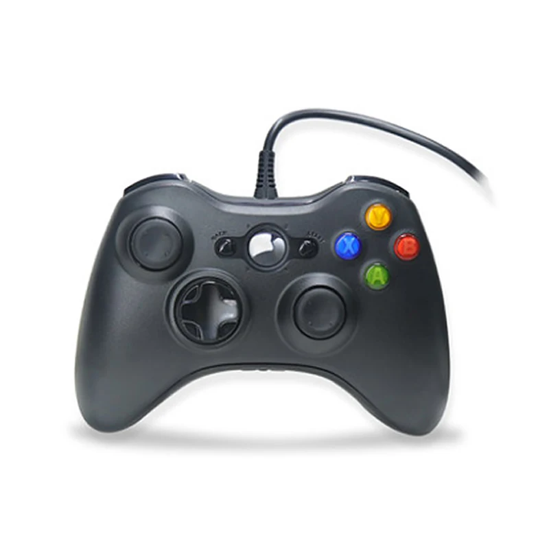Геймпад для xbox 360 беспроводной контроллер для xbox 360 контроллер беспроводной джойстик для xbox 360 игровой контроллер геймпад джойпад - Цвет: Черный