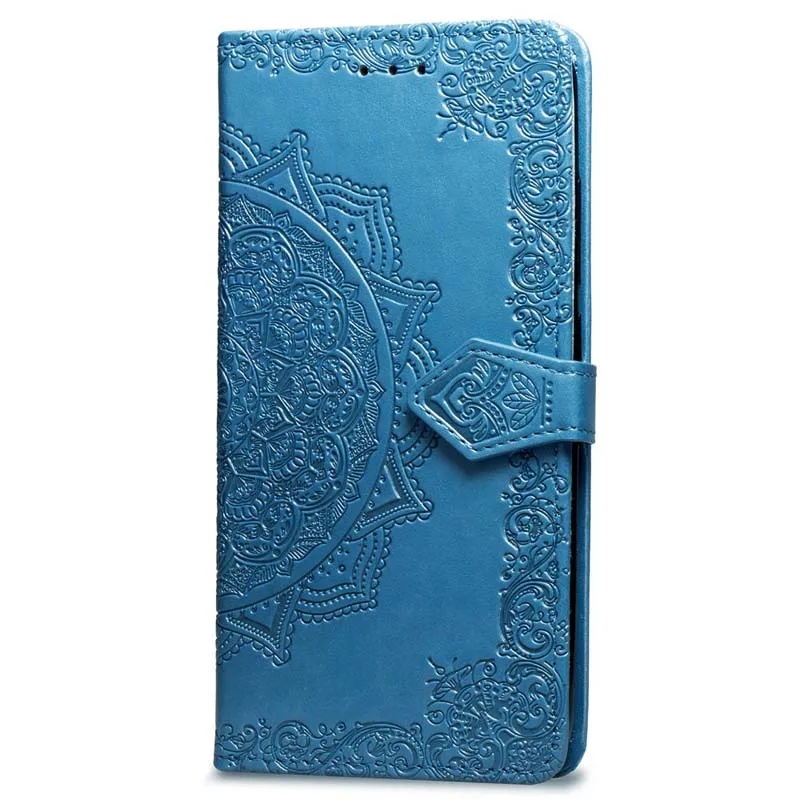 Тисненый кожаный чехол для Asus Zenfone 4 Max ZC554KL бумажник книга флип чехол для телефона Asus Zenfone4 Max ZC 554KL чехол Coque - Цвет: blue