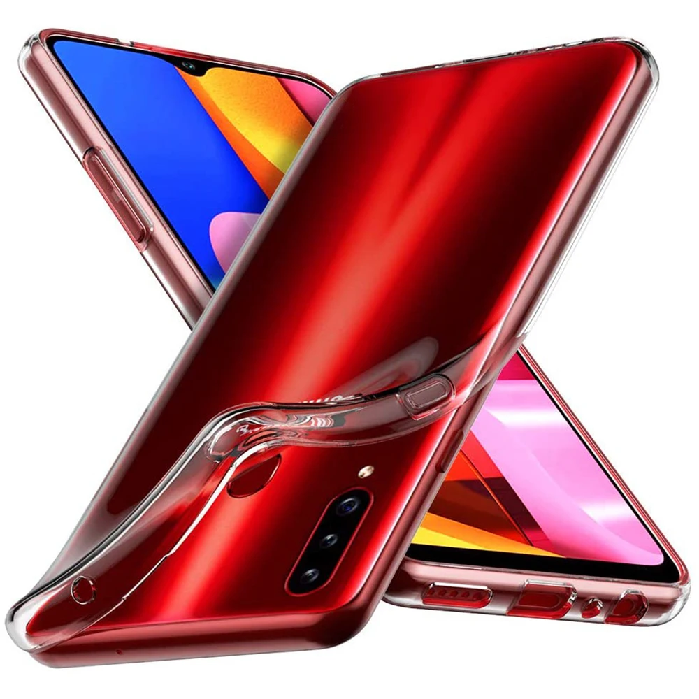 Funda de silicona transparente de lujo para Samsung, funda suave transparente para Samsung A10, A30, A40, A50, A70, A90, A51, A71, A41, A31, A21S